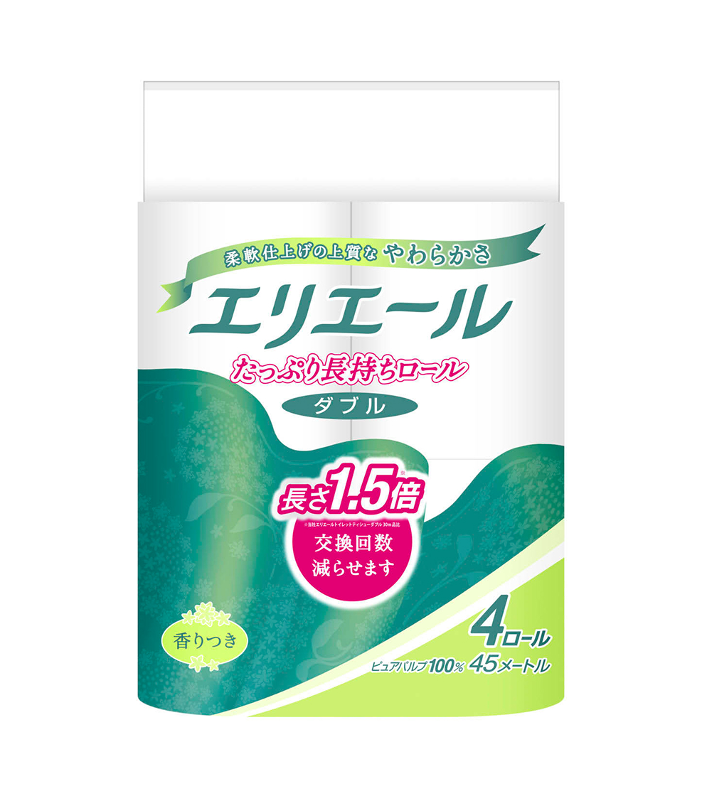 エリエールトイレットティシュー コンパクト4R(ダブル)